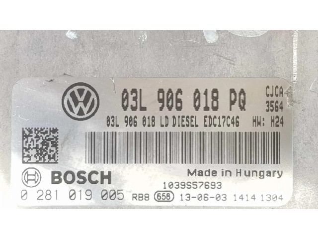 Řídící jednotka 03L906018PQ   Seat Exeo (3R) 2009