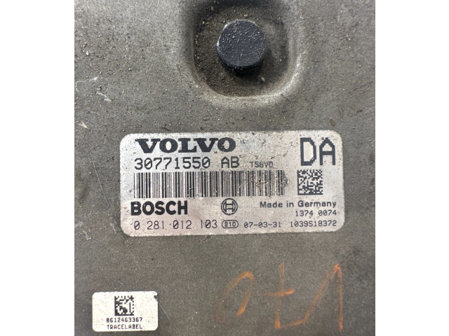 Řídící jednotka 30771550AB, 1039S18372   Volvo XC70 2006