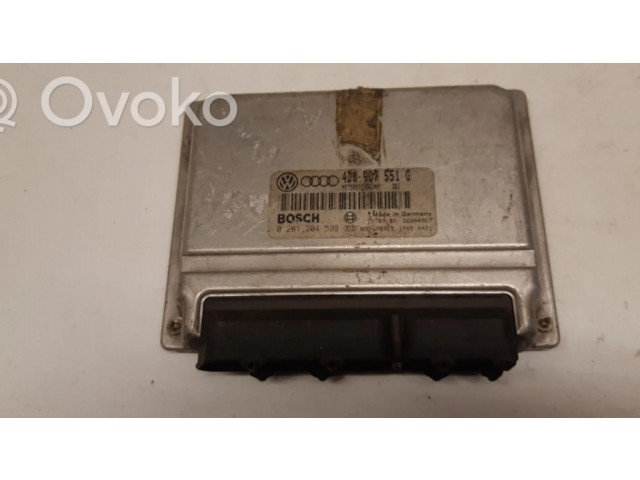 Блок управления двигателя 4D0907551G, 0261204599   Audi A8 S8 D2 4D