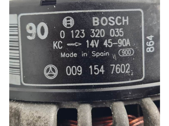 Генератор 0091547602   Mercedes-Benz SLK R170      