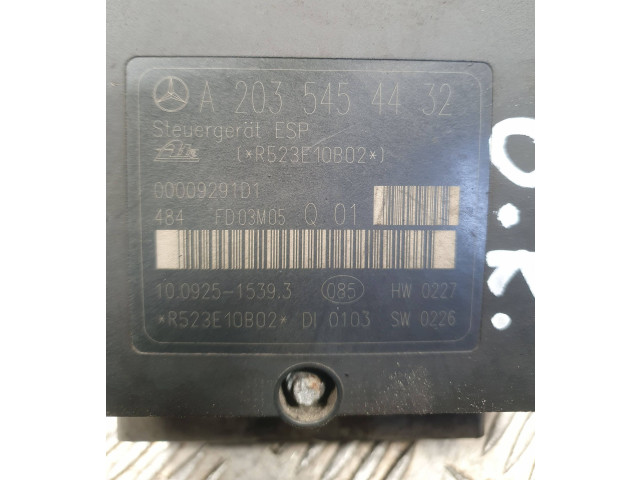 Jednotka ABS A2035454432, 00009291D1   Mercedes-Benz C W203 2003