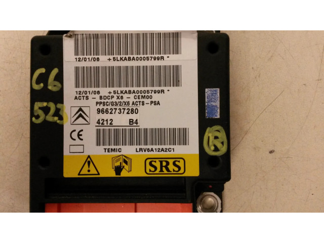 Блок подушек безопасности 9662737280   Citroen C6
