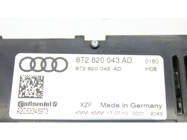 Блок управления климат-контролем 8T2820043AD   Audi Q5 SQ5