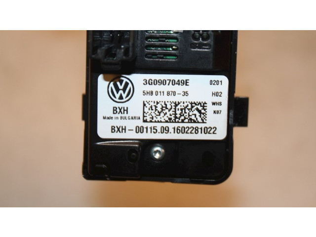 Блок управления климат-контролем 3G0907049E, 3G0907049E   Volkswagen Cross Touran II