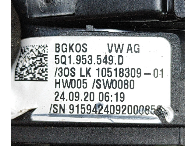 Подрулевой шлейф SRS 5Q1953549D   Volkswagen Golf VIII