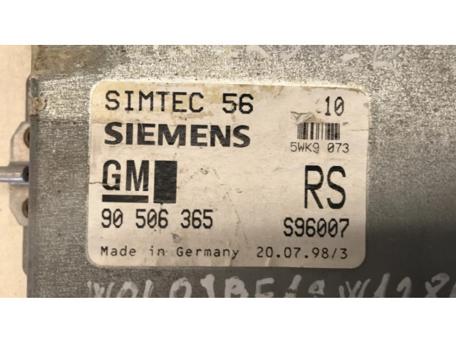 Řídící jednotka 90506365, S96007   Opel Vectra B 1999