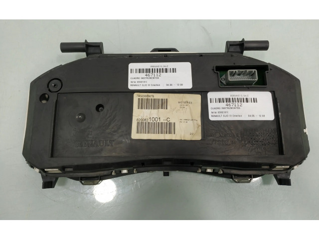 Přístrojová deska  Renault Clio III 2009 8200821001C  