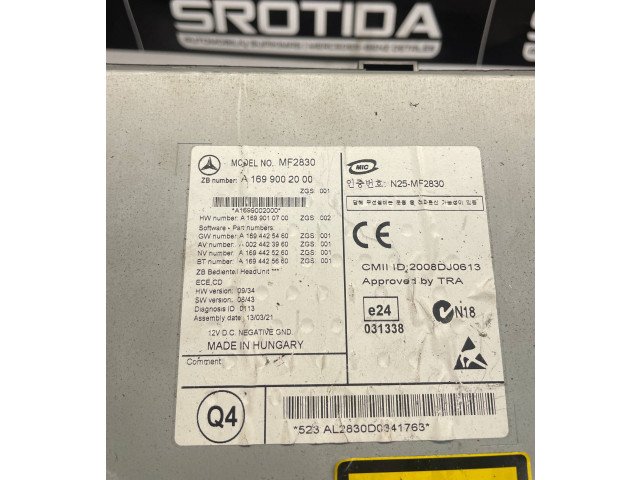 Радио/ проигрыватель CD/DVD / навигация    A1699002000, A1694425660   Mercedes-Benz Sprinter W906
