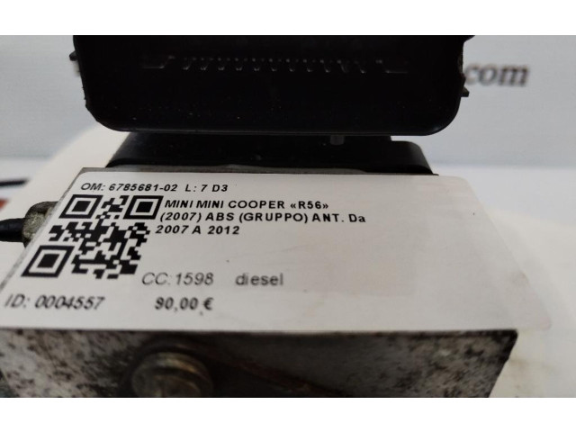 Блок АБС 6785681-02, 6785681-02   Mini  One - Cooper Coupe R56  2005 - 2014 года