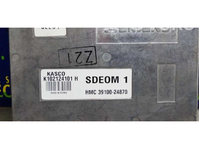 Блок управления двигателя K102124101, 3910024870   Hyundai Pony