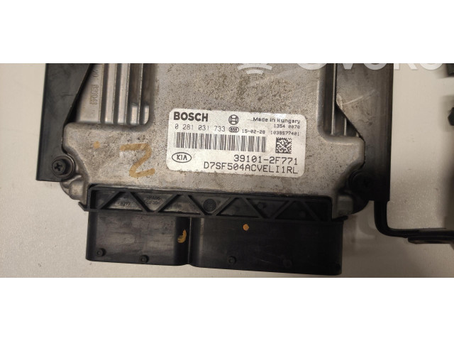 Комплект блоков управления 39101-2F771   KIA Sportage