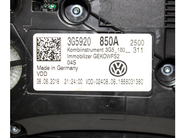 Přístrojová deska  Volkswagen Arteon 2018 3G5920850A  