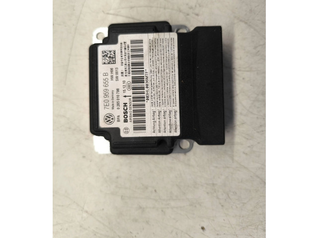 Блок подушек безопасности 7E0959655B, 0285010798   Volkswagen Transporter - Caravelle T5