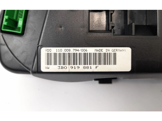 Панель приборов 3B0919881F, 88311245   Volkswagen Passat Alltrack       