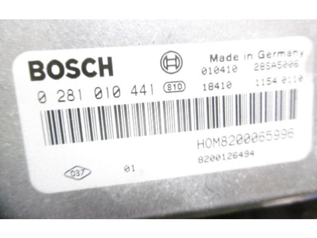 Řídící jednotka 0281010441, 0281010441   Volvo S40, V40 1998