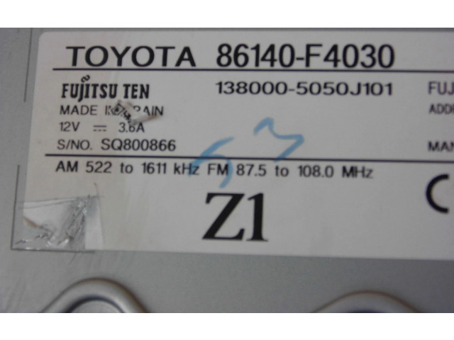 Дисплей    86140F4030, 100509   Toyota C-HR I