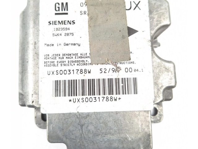Блок подушек безопасности 1923594, 5WK42875   Opel Omega B1