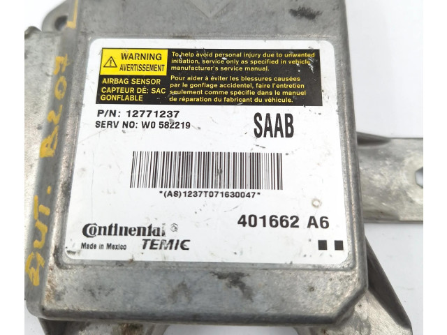 Блок подушек безопасности 12771237, W0582219   Saab 9-3 Ver2