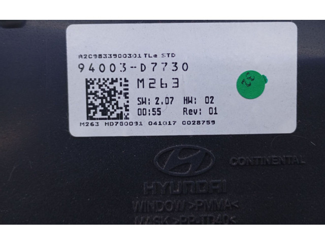 Přístrojová deska  Hyundai Tucson TL 2018 94003D7730, E3-A3-38-2  