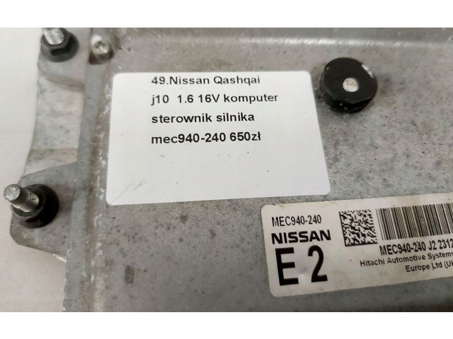 Řídící jednotka MEC940-240   Nissan Qashqai 