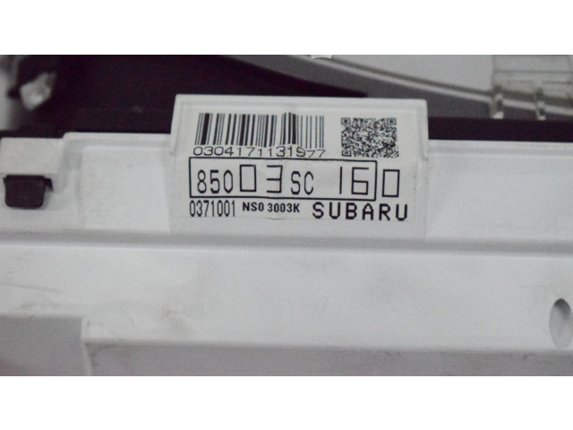 Přístrojová deska  Subaru Forester SH 2009   