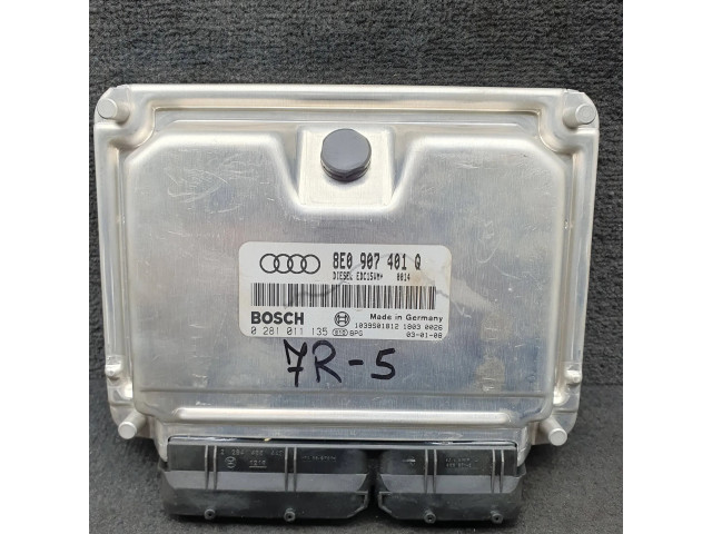 Блок управления двигателя 8E0907401Q, 0281011135   Audi A6 S6 C5 4B