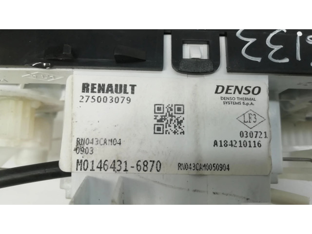 Блок управления климат-контролем 275003079R, 275003079   Dacia Sandero