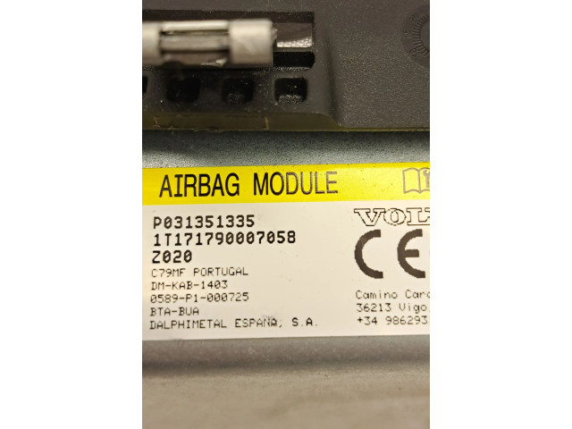Подушка безопасности для колен P031351335   Volvo XC60