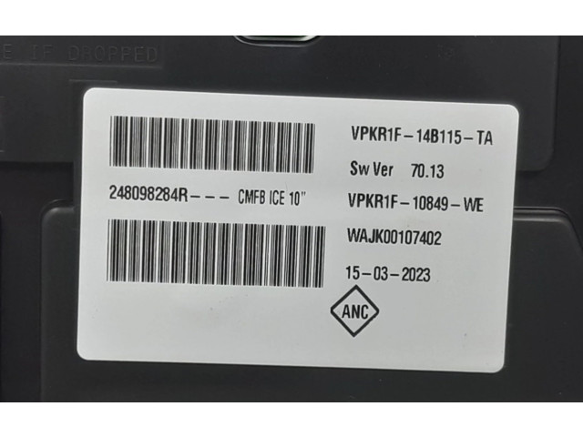 Панель приборов 248098284R, 248098284R   Renault Arkana       