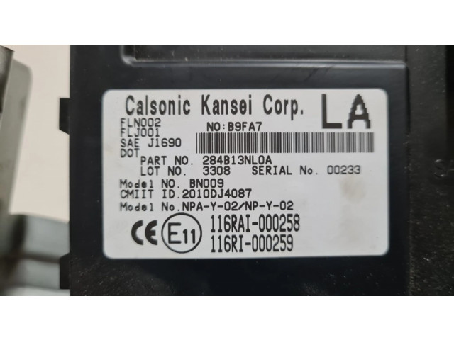 Блок управления 284B13NL0A, 116RAI000258   Nissan Leaf I (ZE0)