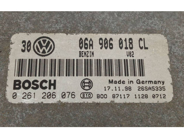 Блок управления двигателя 06A906018CL, 0261206076   Volkswagen Golf SportWagen