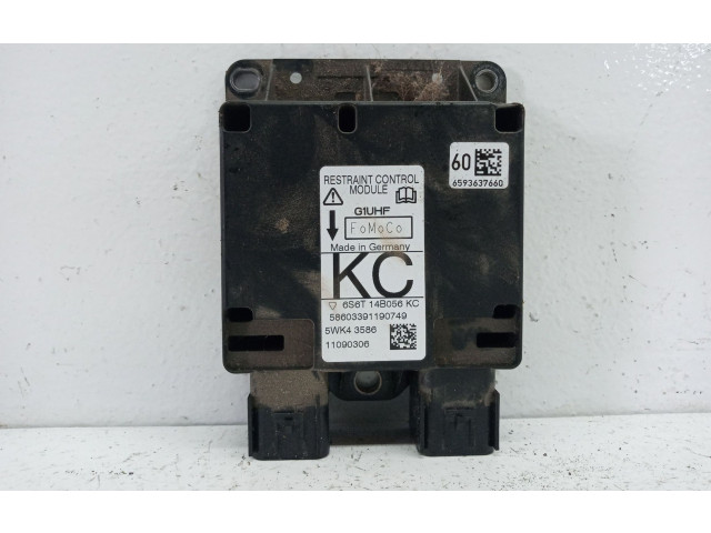 Блок подушек безопасности 6S6T14B056KC, 5WK43586   Ford Fusion