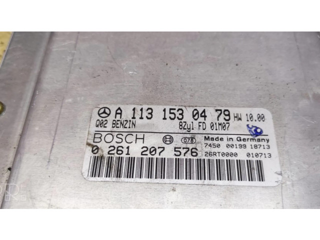 Řídící jednotka A1131530479, 0261207576   Mercedes-Benz CLK A209 C209 2003