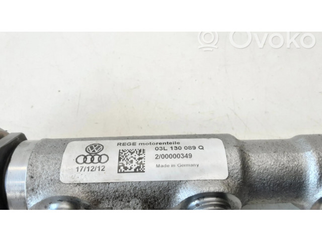 Топливная рампа 03L130089Q, 057130764AB   Audi A5 8T 8F 2.0 