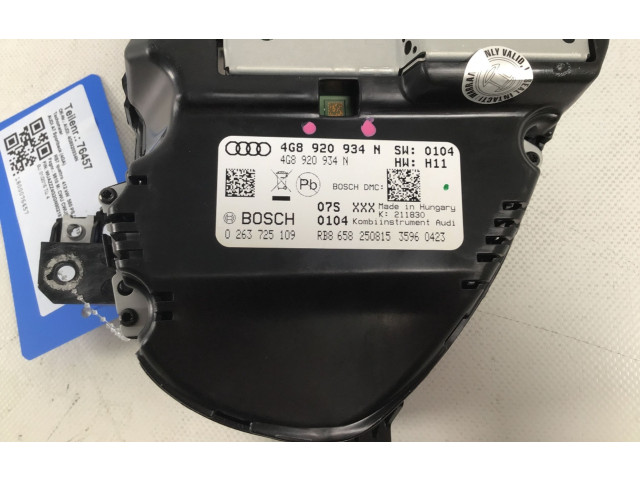 Přístrojová deska  Audi RS7 C7 2016 4G8920934N  