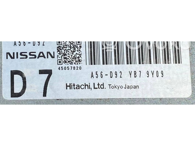 Řídící jednotka MR20, A56D92YB79Y09   Nissan Qashqai+2 2008