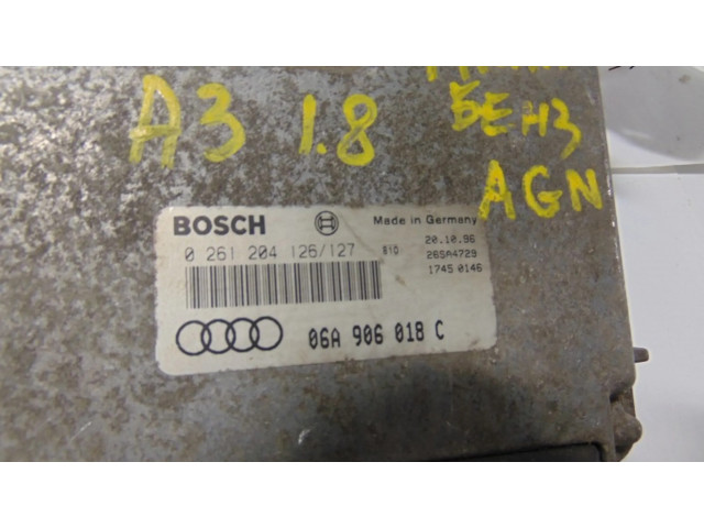 Комплект блоков управления 06A906018C, 0261204127   Audi A3 S3 8L