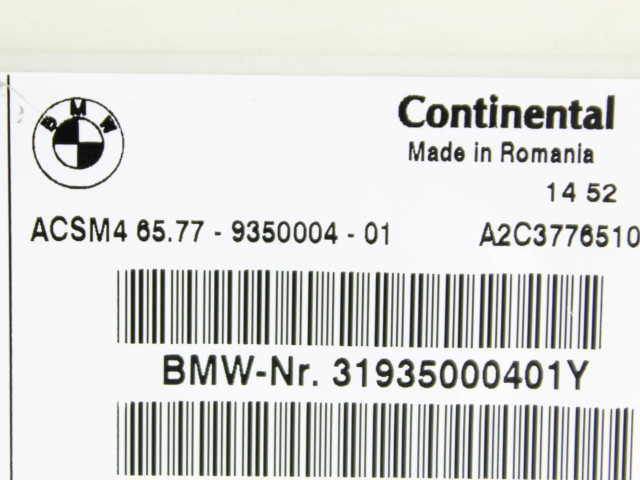 Блок подушек безопасности 9350004   BMW 2 F22 F23