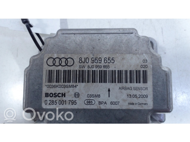 Блок подушек безопасности 8J0959655, 0285001795   Audi TT TTS Mk2