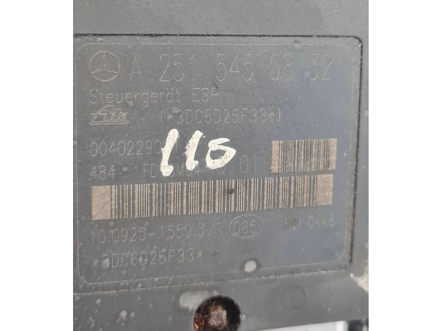 Блок АБС A2515450832   Mercedes-Benz  R W251  2005 - 2013 года