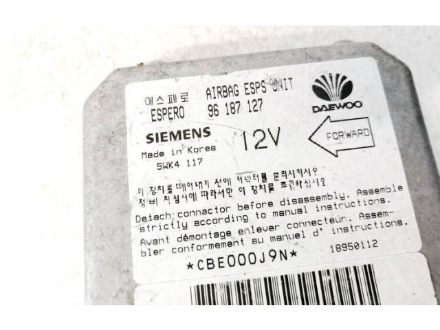 Блок подушек безопасности 96187127   Daewoo Espero