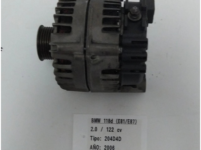 Генератор 7802261, VALEO   BMW 1 E82 E88 2.0     