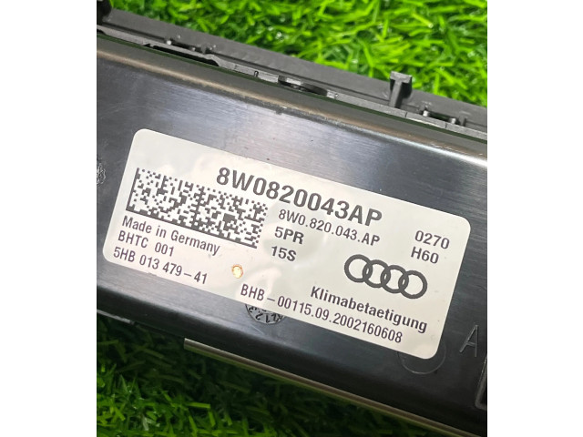 Блок управления климат-контролем 3B0907552BJ, 0261207500   Audi A6 S6 C5 4B