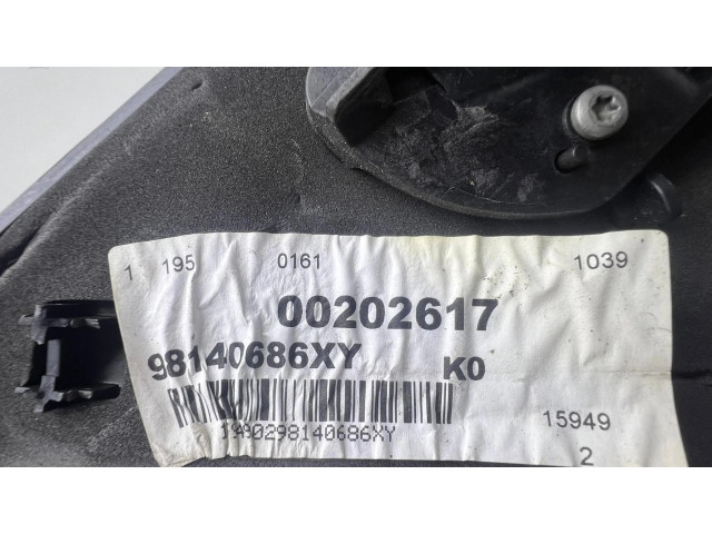 Zpětné zrcátko pravé Citroen Jumpy 2016  98140686XY, 98087020XT  