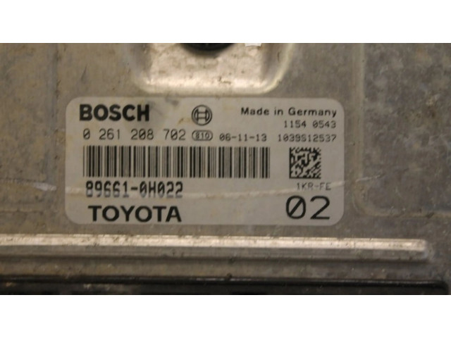 Řídící jednotka 0261208702, 0261208702   Peugeot 107 2007