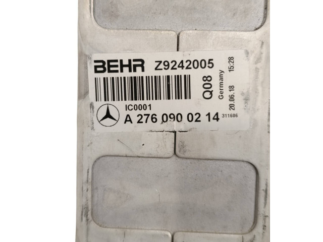 Интеркулер  A2760900214   Mercedes-Benz C W205 