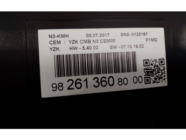 Přístrojová deska  Opel Crossland X 2018 982613608000  