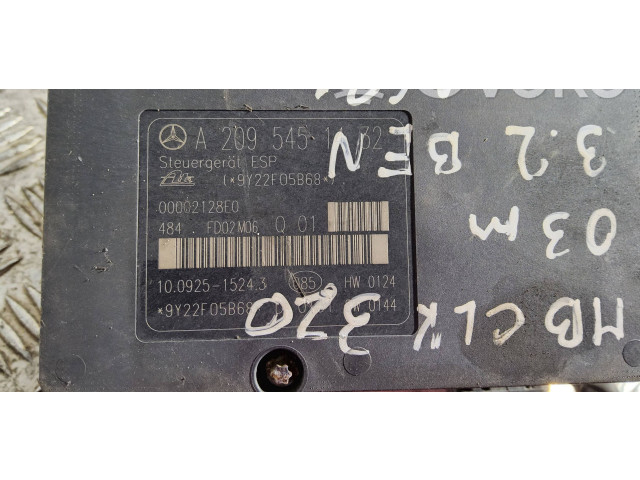 Jednotka ABS A2095451432, 9Y22F05B6   Mercedes-Benz CLK A209 C209 2003