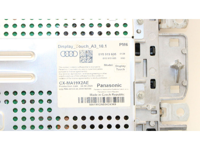 Дисплей    8Y0919605, 8Y0919605   Audi A3 8Y