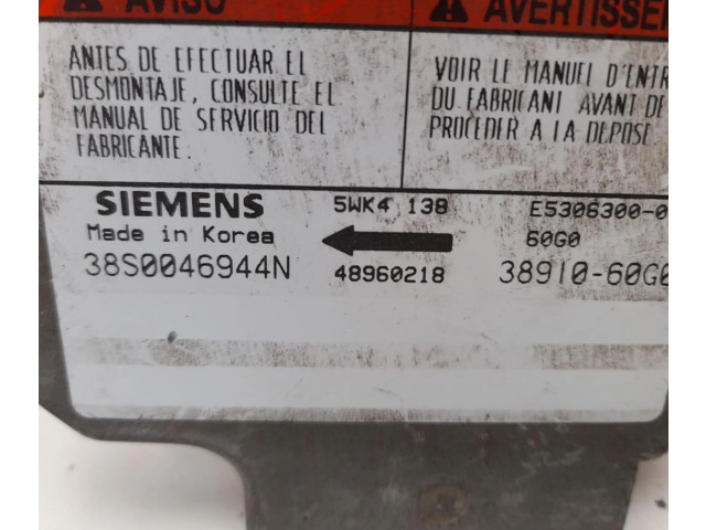 Блок подушек безопасности 3891060G01, 3891060G01   Suzuki Baleno EG